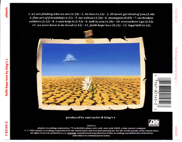 King's X - Faith Hope Love (CD, Album) (Very Good Plus (VG+)) - Image 2