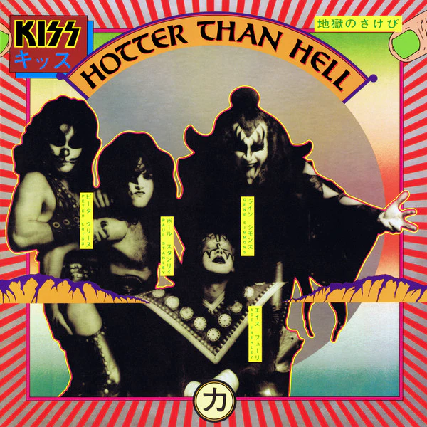 Kiss - Hotter Than Hell (LP, Album, 2nd) (Very Good Plus (VG+))
