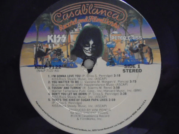 Kiss, Peter Criss - Peter Criss (LP, Album, Kee) (Very Good Plus (VG+)) - Image 5