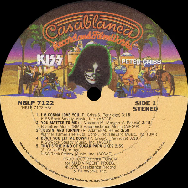 Kiss, Peter Criss - Peter Criss (LP, Album) NEW & SEALED - Image 3