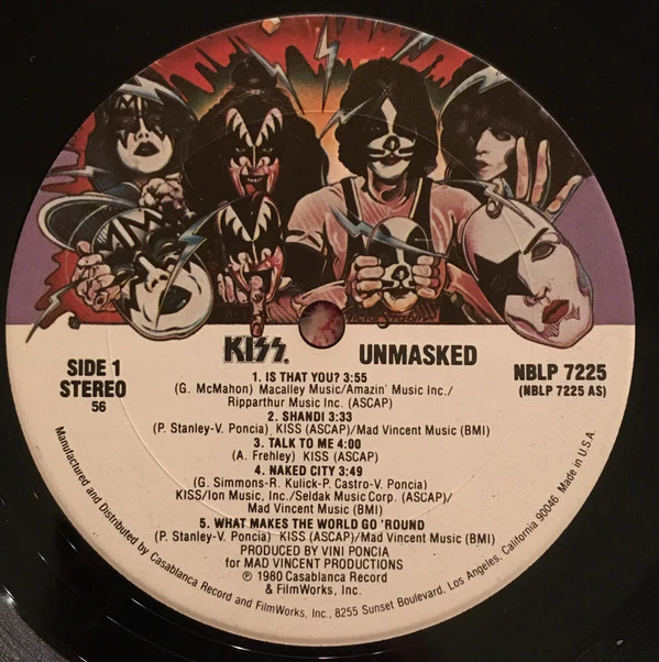 Kiss - Unmasked (LP, Album, 56) (Very Good Plus (VG+)) - Image 3