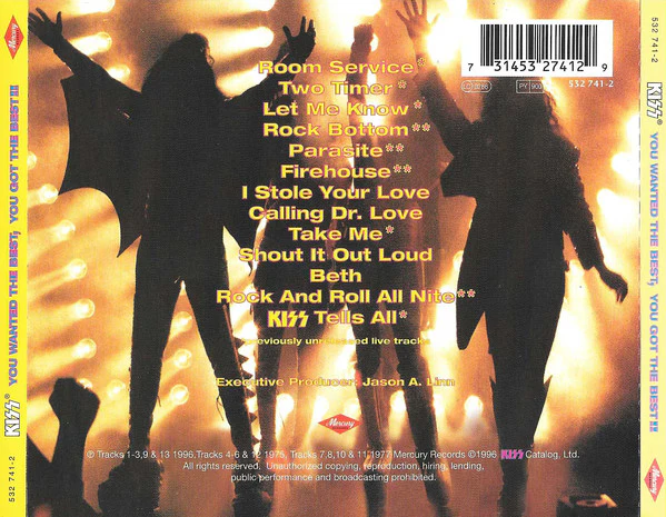 Kiss - You Wanted The Best, You Got The Best!! (CD, Comp) (Very Good Plus (VG+)) - Image 2