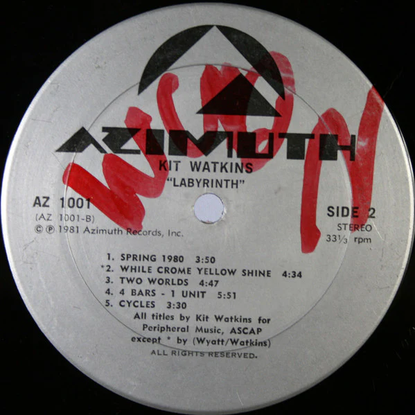 Kit Watkins - Labyrinth (LP, Album) (Very Good Plus (VG+)) - Image 4