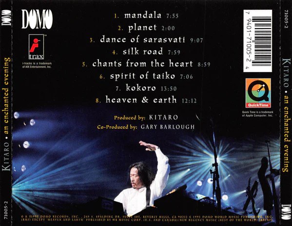 Kitaro - An Enchanted Evening (CD, Album, Enh) (Near Mint (NM or M-)) - Image 2