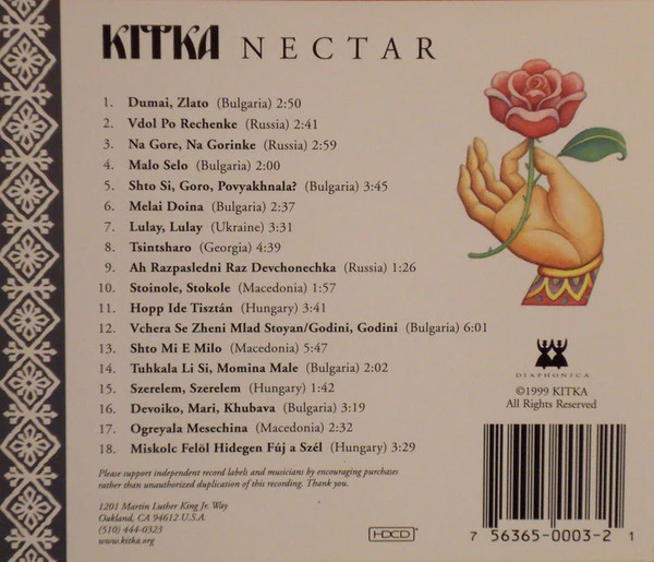 Kitka* - Nectar (HDCD, Album) (Very Good Plus (VG+)) - Image 3