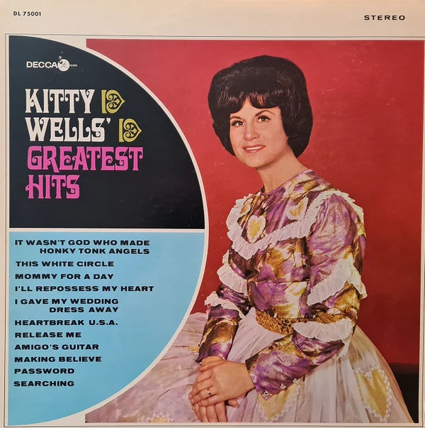 Kitty Wells - Kitty Wells' Greatest Hits (LP, Comp) (Very Good Plus (VG+))