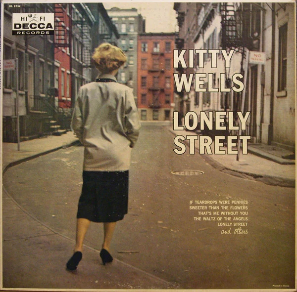 Kitty Wells - Lonely Street (LP, Mono) (Very Good (VG))