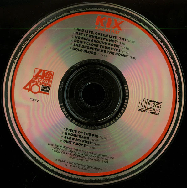 Kix  - Blow My Fuse (CD, Album) (Very Good Plus (VG+)) - Image 3