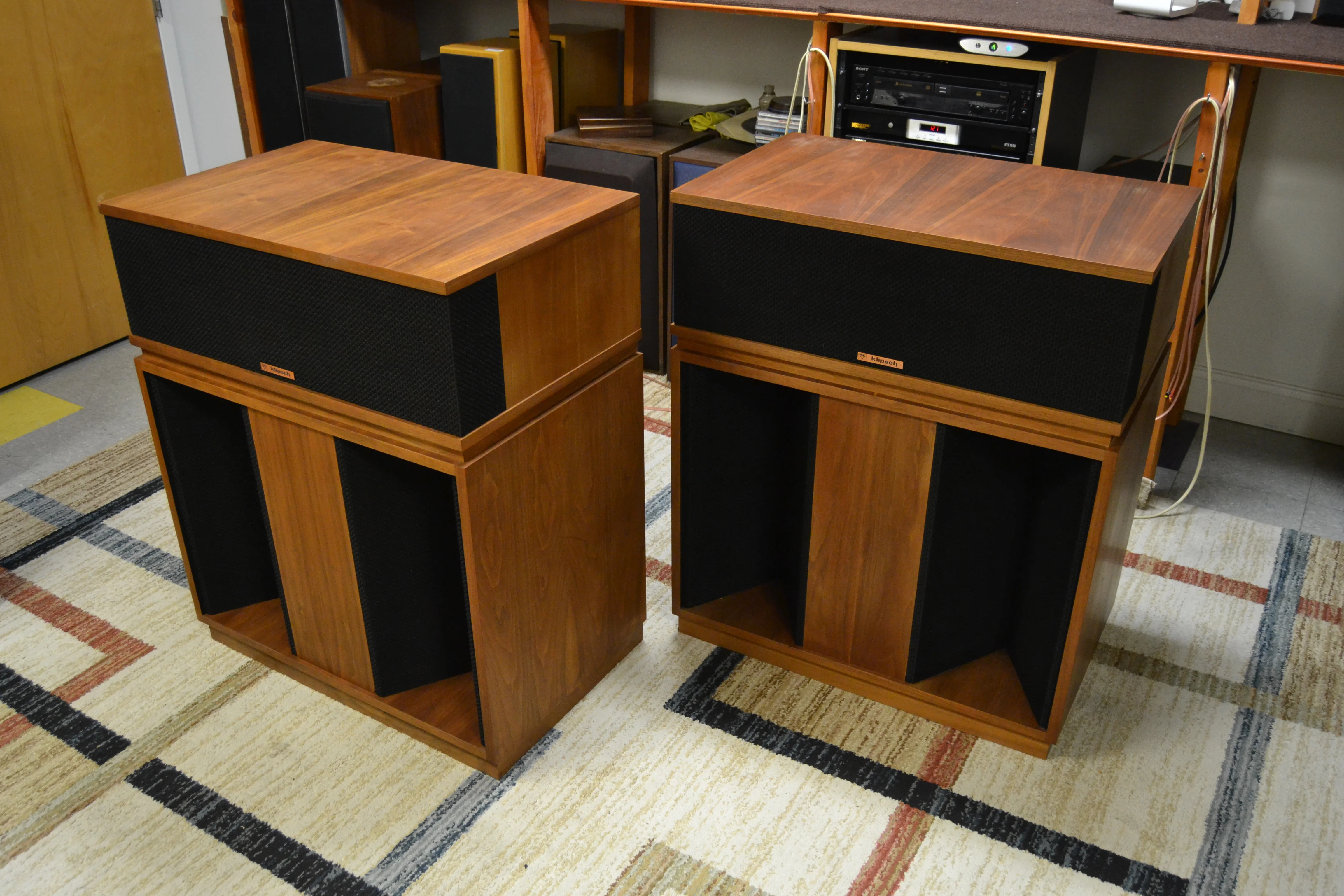 Klipsch BELLE Speakers * MINT Condition * 1975 - Image 2