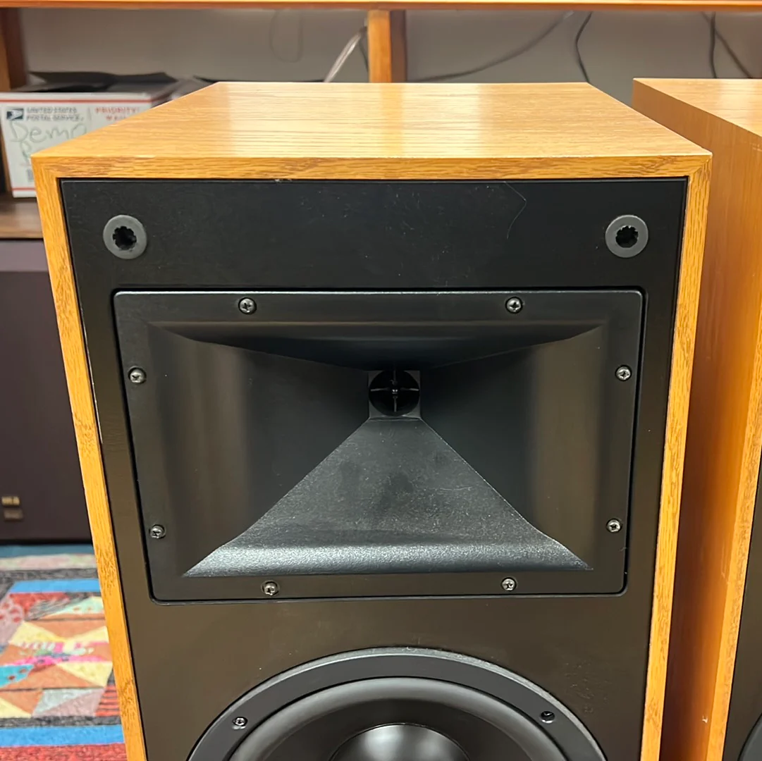Klipsch KLF10 Medium Oak Floor Standing Speakers - Image 3