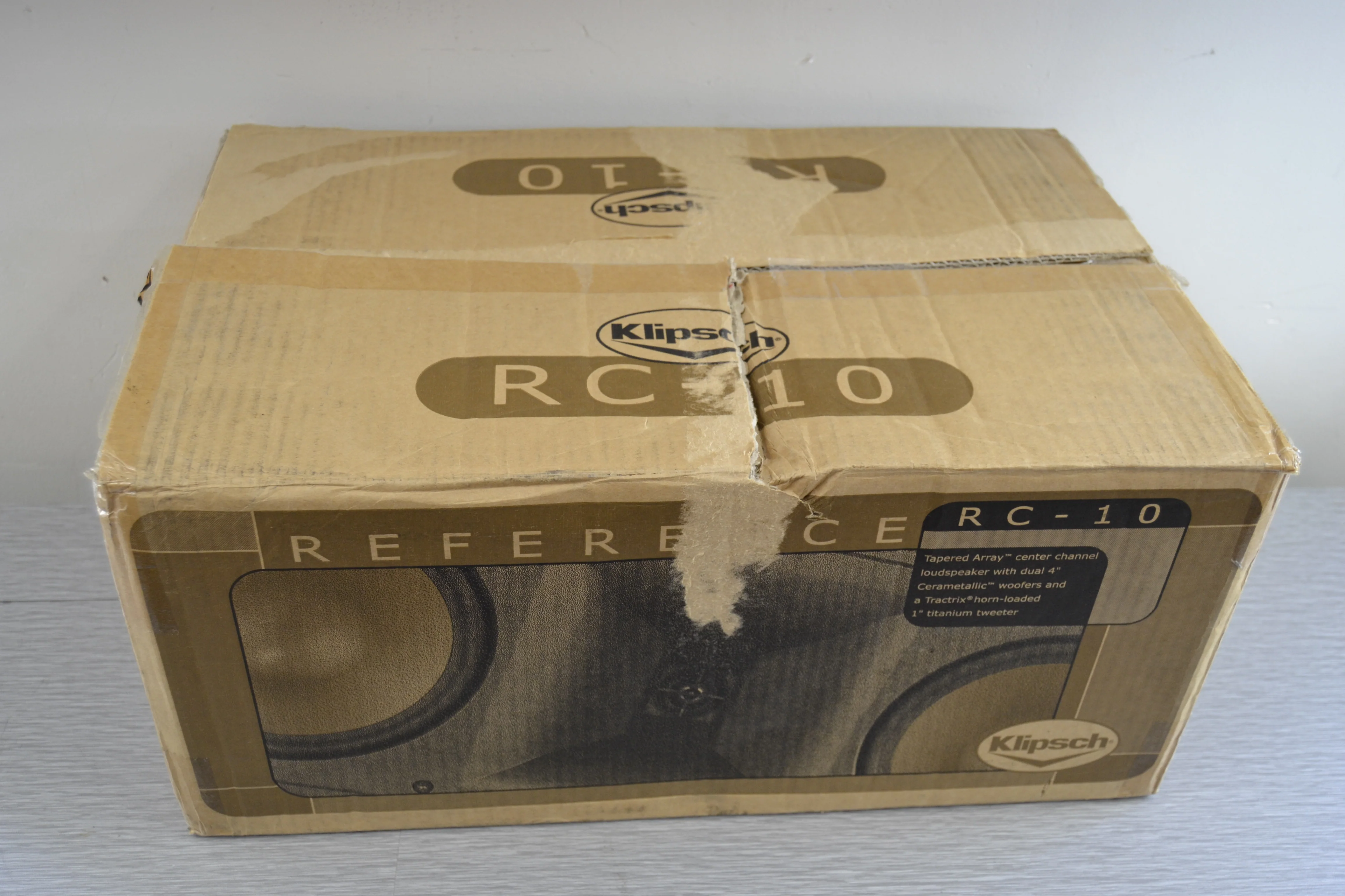 Klipsch RC-10 Center Channel Speaker * Original Box