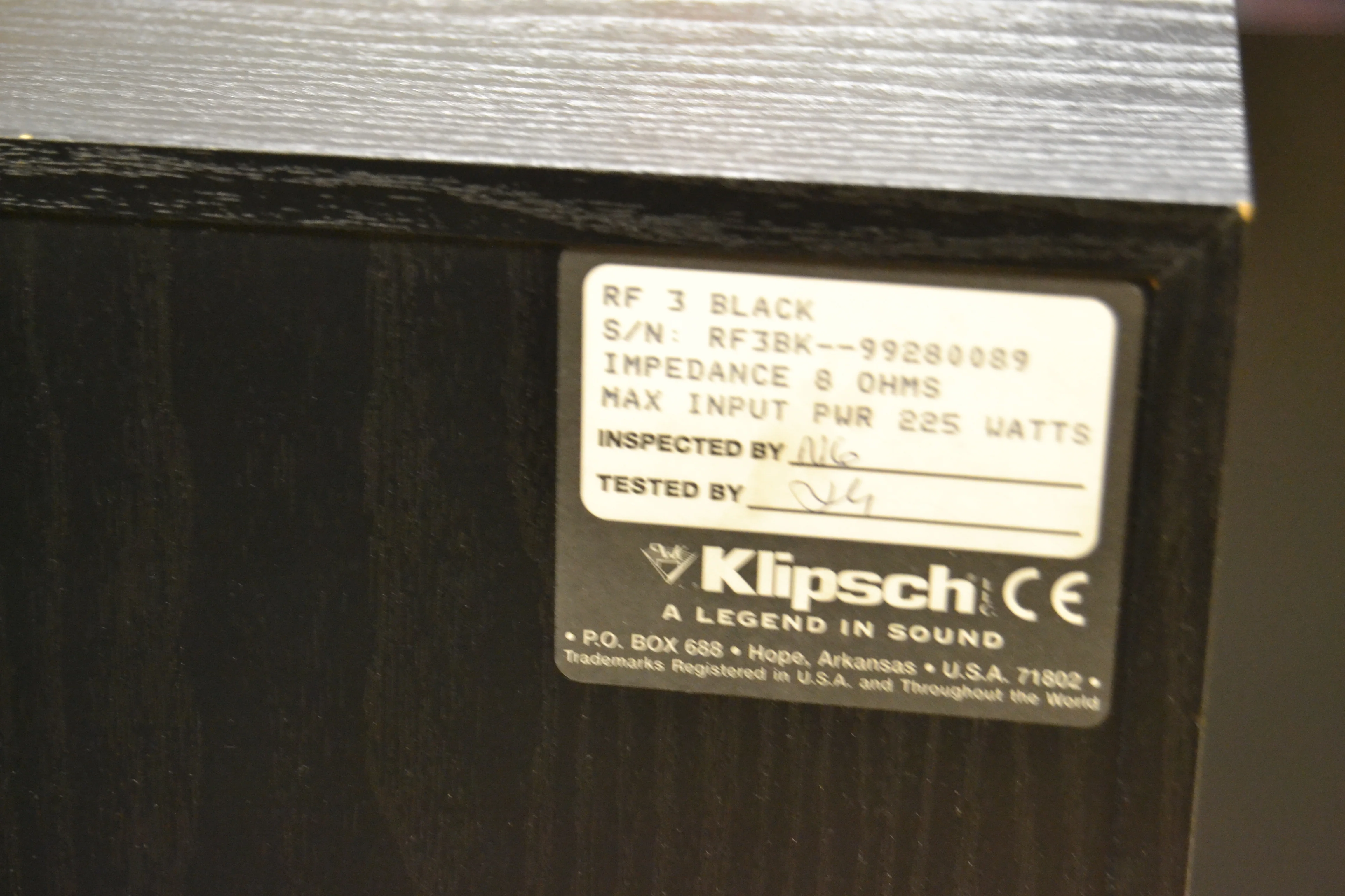 Klipsch RF3 Floor Standing Speakers - Image 6