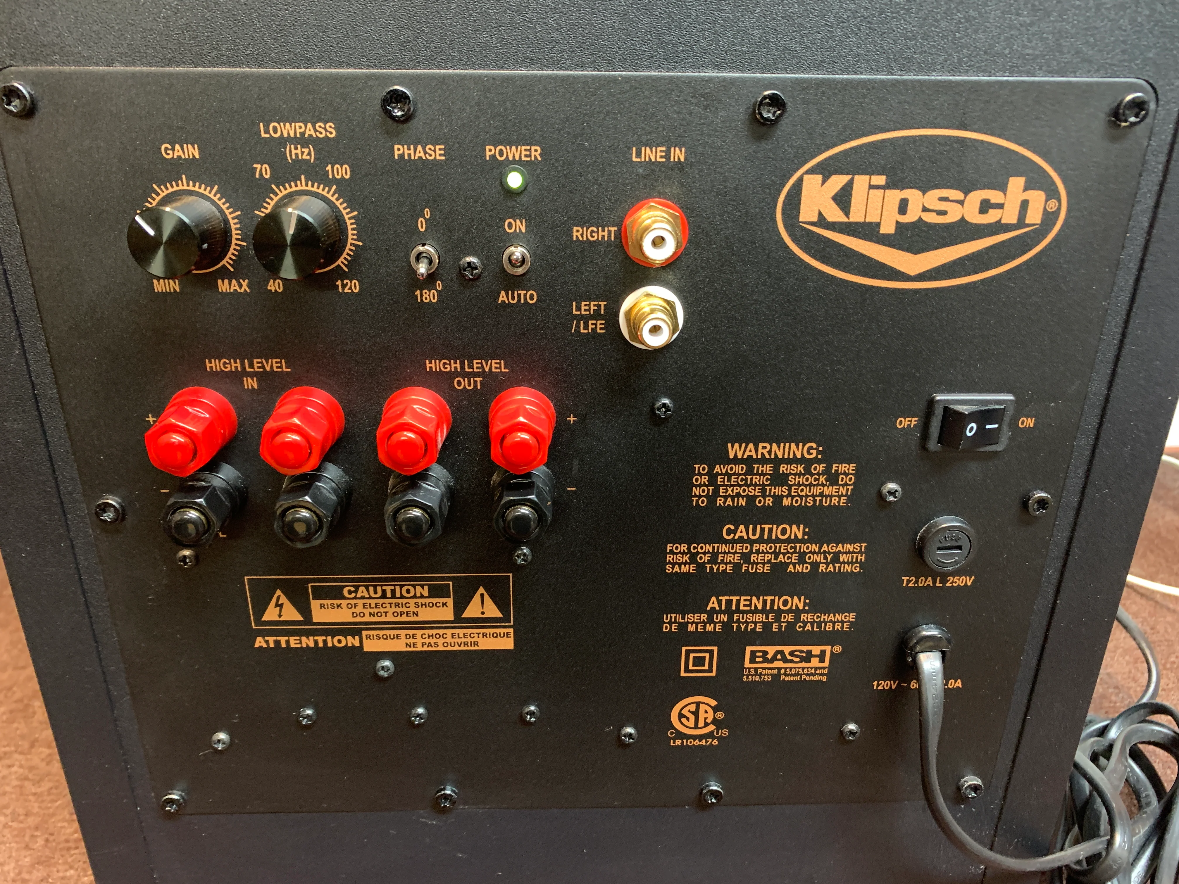 Klipsch RPW10 Powered Subwoofer - Image 8