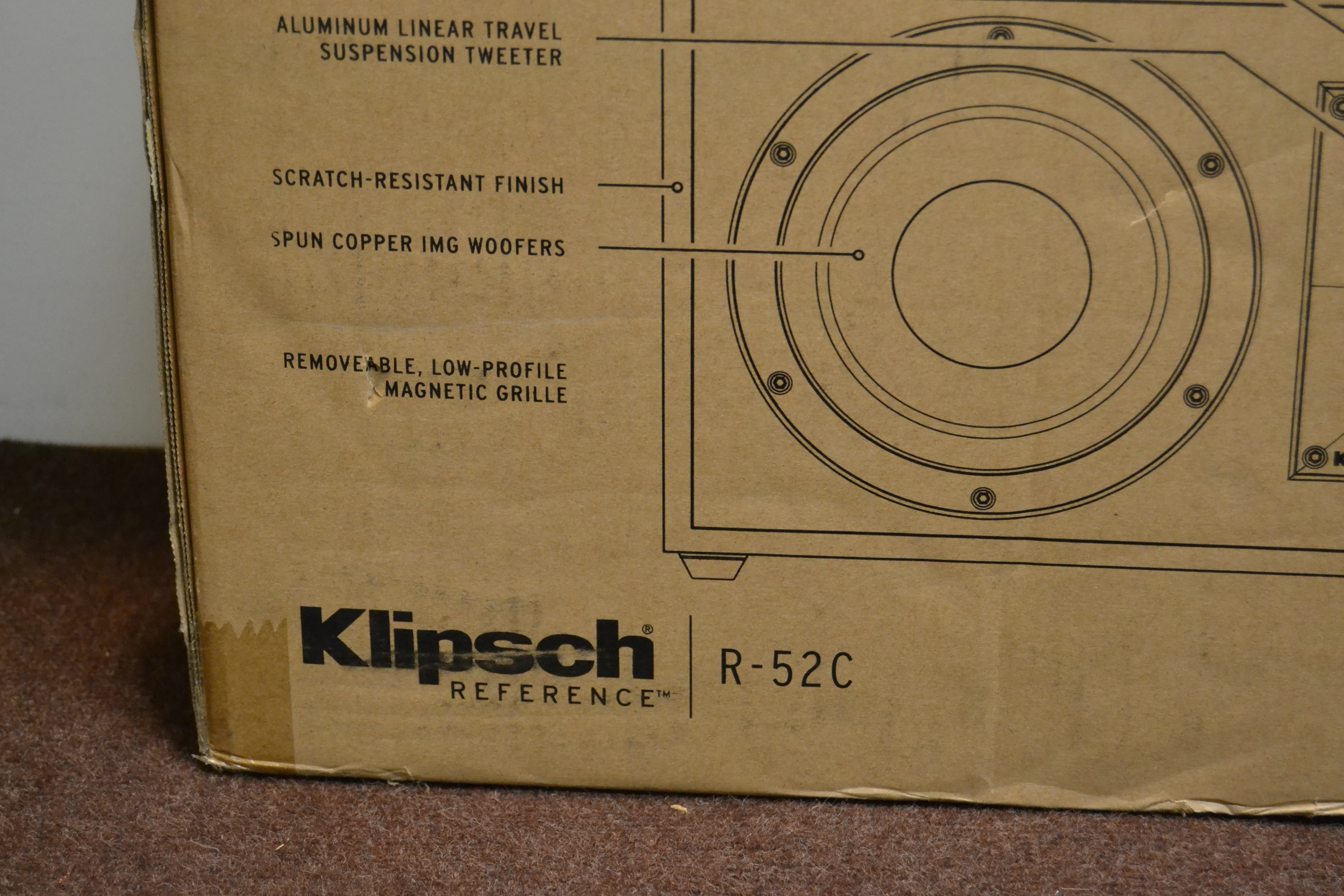 Klipsch SC1 Center Channel Speaker * Klipsch Box ( for different model ) - Image 3