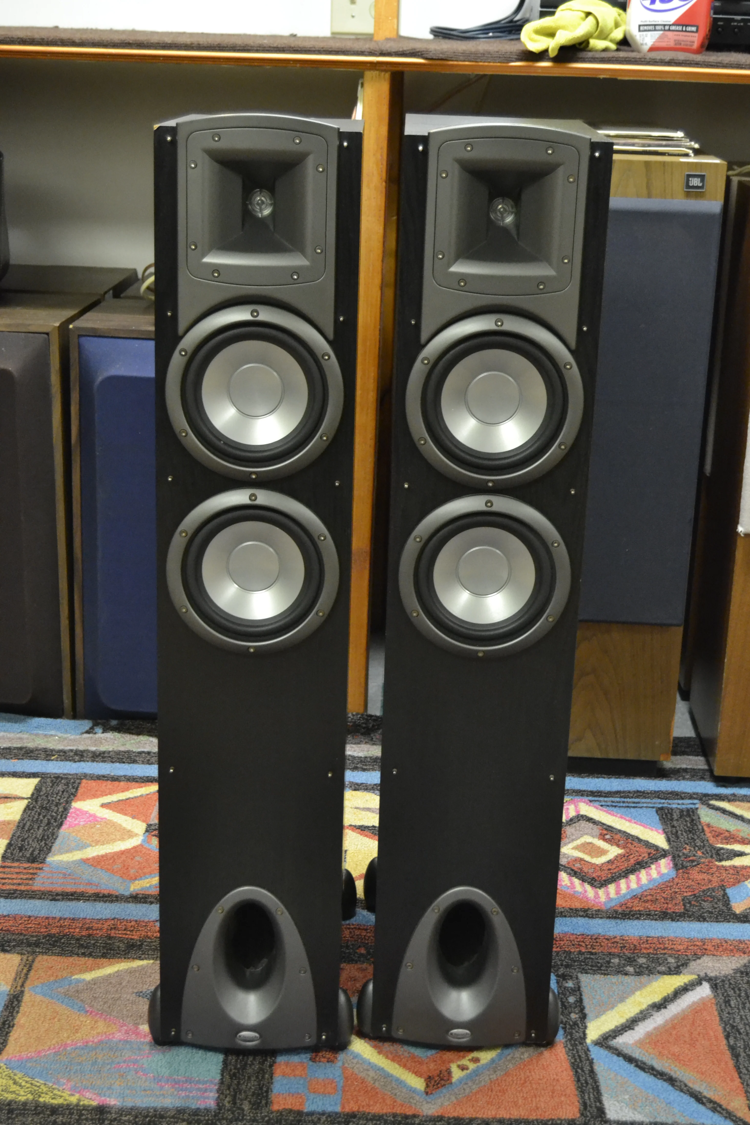 Klipsch Synergy F2 Floorstander Black - Naked Grills - Image 2