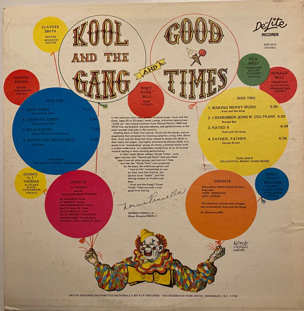 Kool & The Gang - Good Times (LP, Album) (Very Good Plus (VG+)) - Image 2