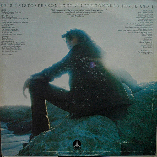 Kris Kristofferson - The Silver Tongued Devil And I (LP, Album, Ter) (Very Good (VG)) - Image 2