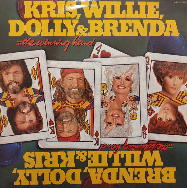Kris Kristofferson, Willie Nelson, Dolly Parton & Brenda Lee - The Winning Hand (2xLP, Album, Promo) (Very Good Plus (VG+))