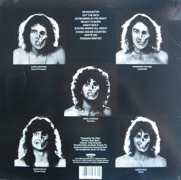 Krokus - Headhunter (LP, Album) (Very Good Plus (VG+)) - Image 2