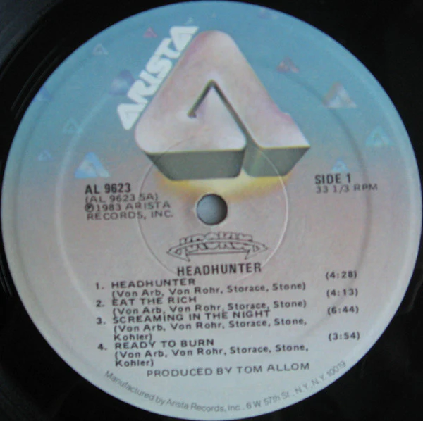 Krokus - Headhunter (LP, Album) (Very Good Plus (VG+)) - Image 5