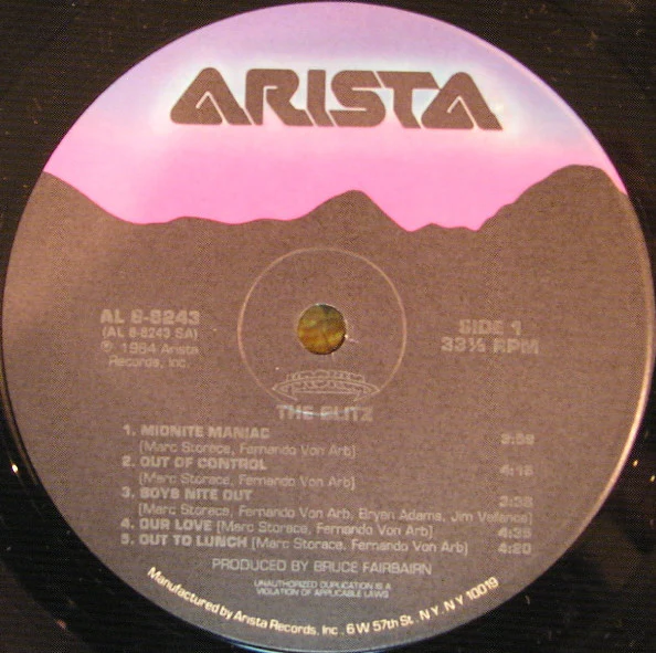 Krokus - The Blitz (LP, Album) (Very Good (VG)) - Image 3