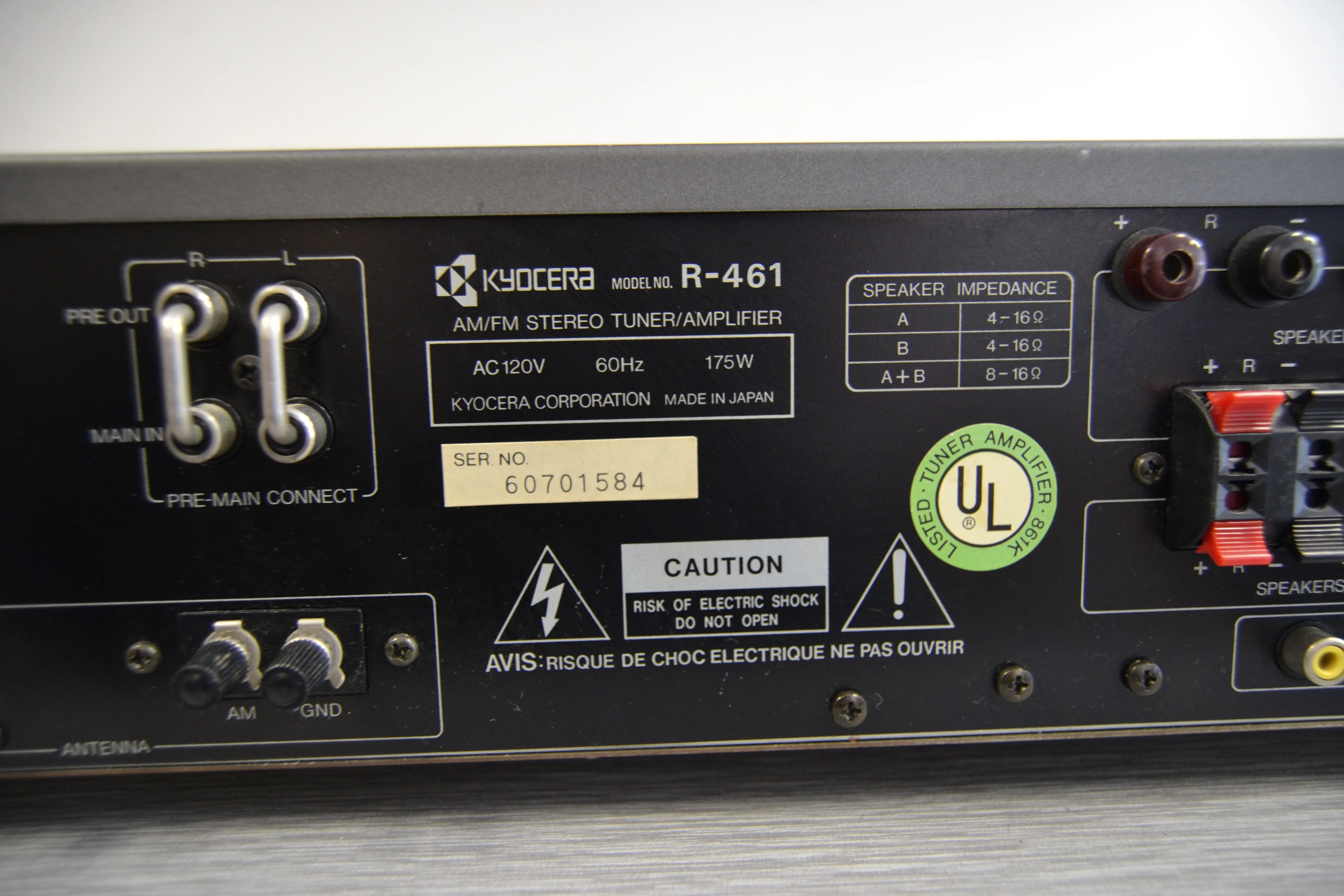 Kyocera R461 Stereo Receiver - Image 11