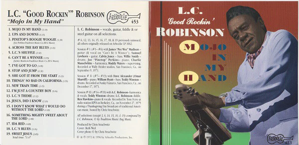 L.C. Good Rockin' Robinson* - Mojo In My Hand (CD, Album, RE) (Mint (M)) - Image 4
