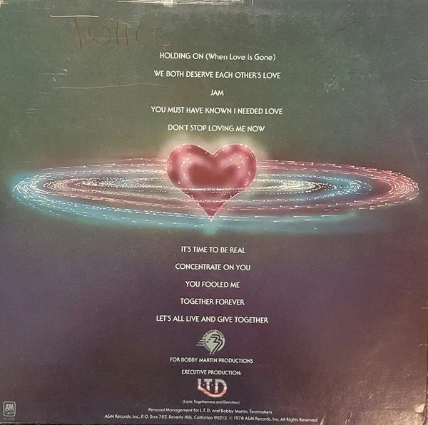 L.T.D. - Togetherness (LP, Album, San) (Very Good Plus (VG+)) - Image 2