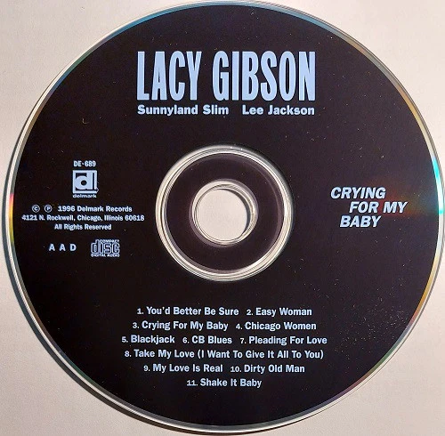 Lacy Gibson - Crying For My Baby (CD, Album) (Very Good Plus (VG+)) - Image 4