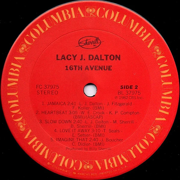 Lacy J. Dalton - 16th Avenue (LP, Album) (Very Good Plus (VG+)) - Image 4