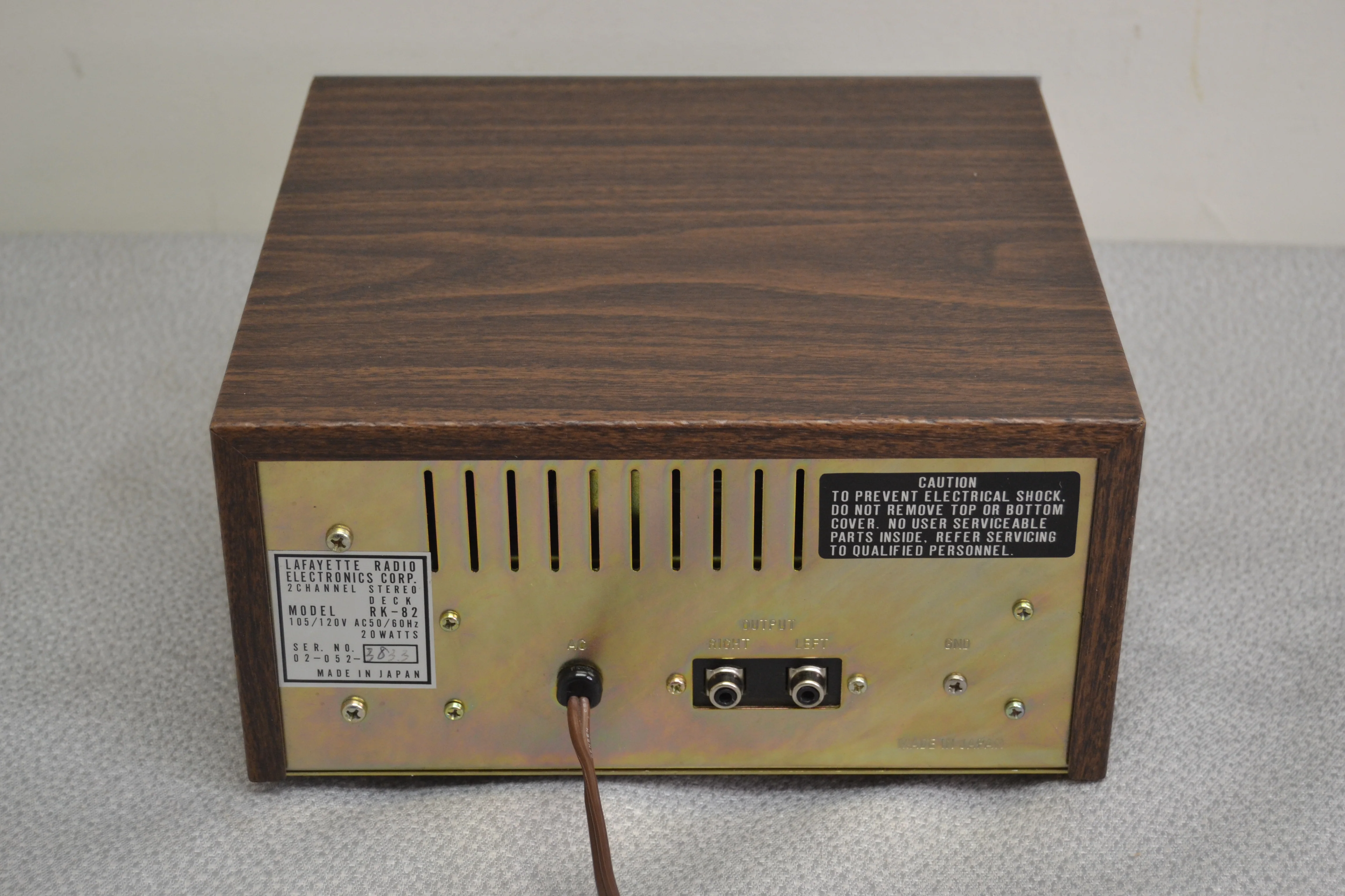 Lafayette RK-82 Eight Track Player * Fully Serviced * New Belts - Image 11
