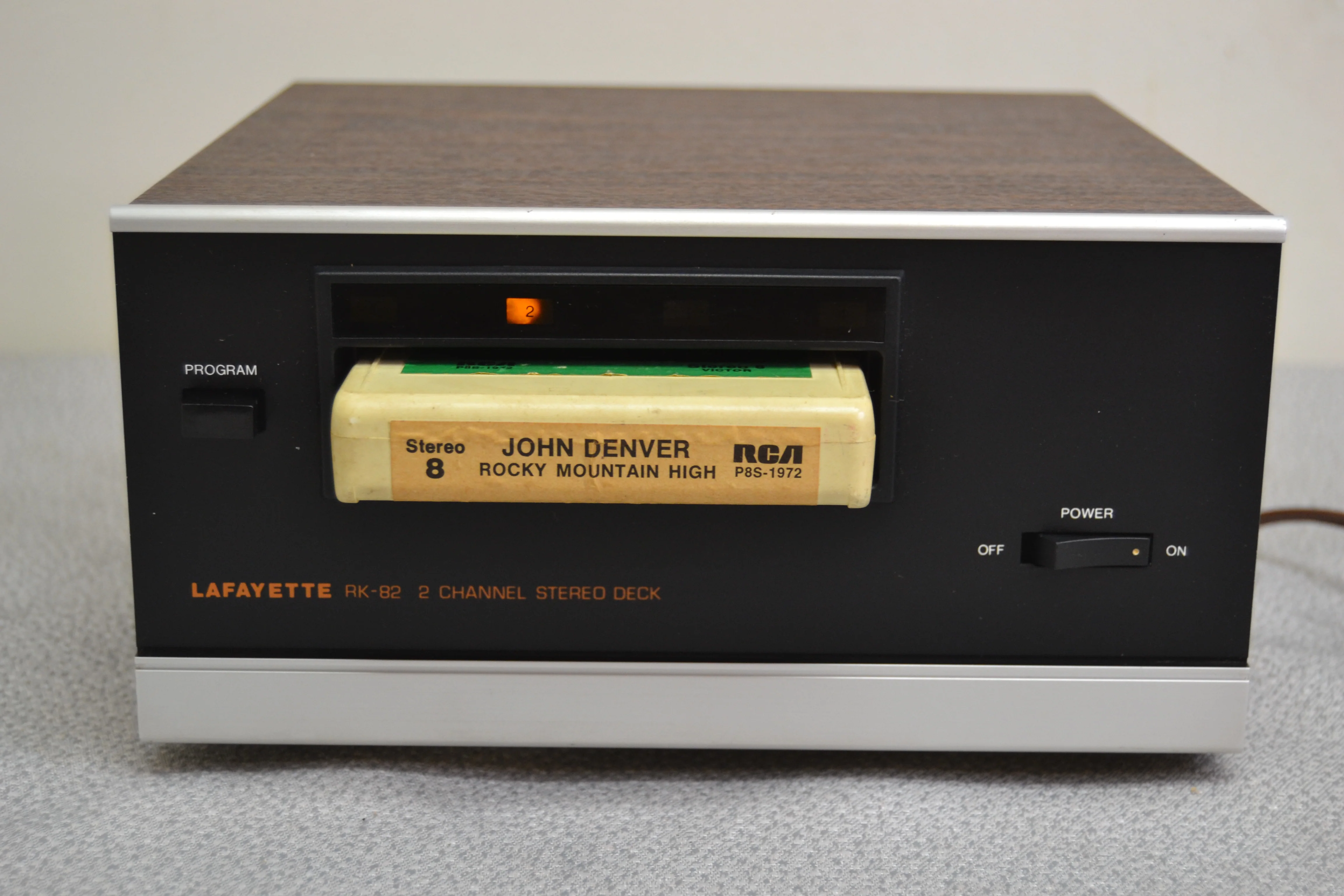 Lafayette RK-82 Eight Track Player * Fully Serviced * New Belts - Image 2