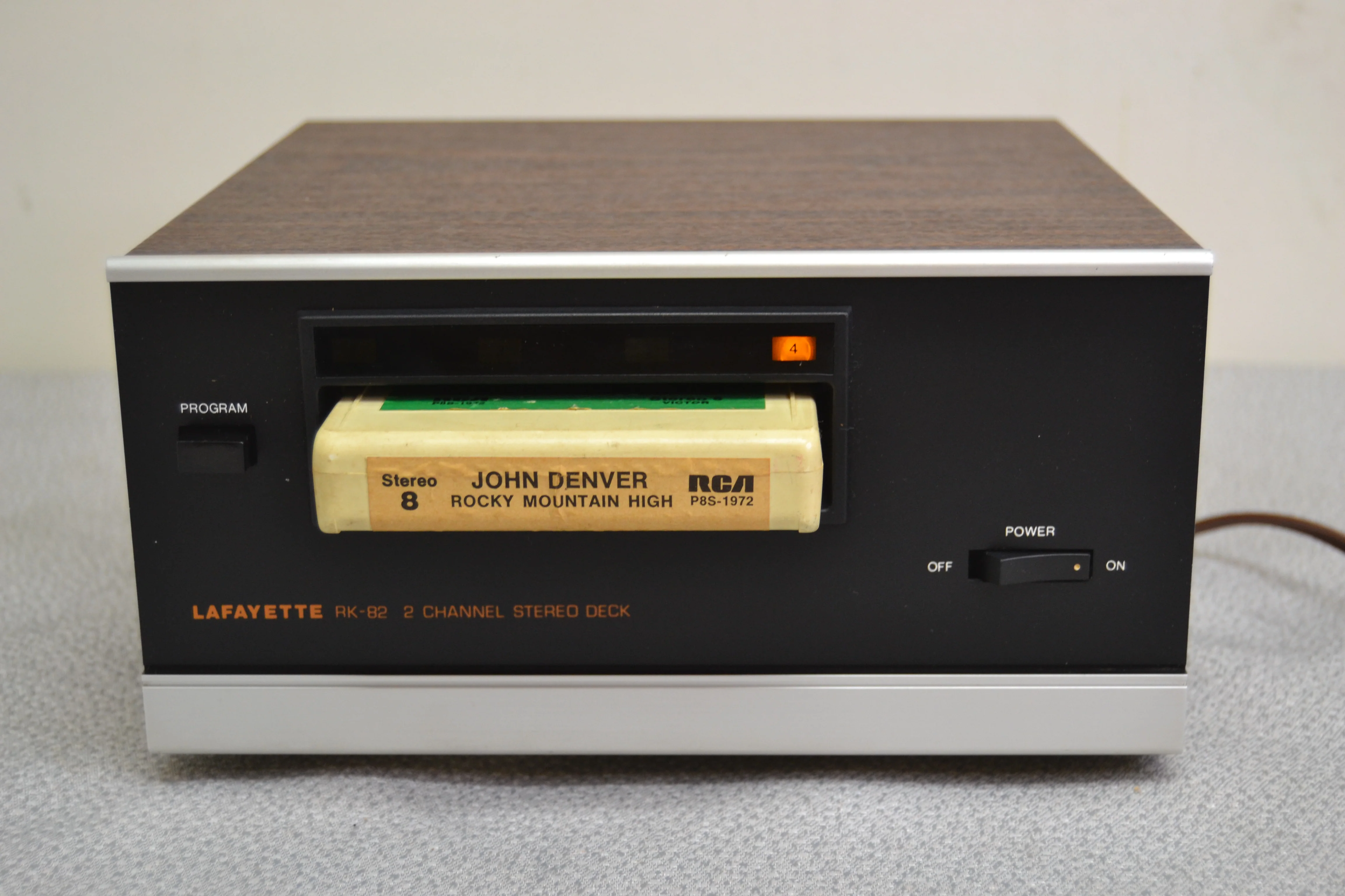 Lafayette RK-82 Eight Track Player * Fully Serviced * New Belts - Image 4