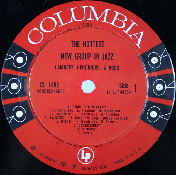 Lambert, Hendricks, & Ross!* - The Hottest New Group In Jazz (LP, Album, Mono) (Very Good (VG)) - Image 3