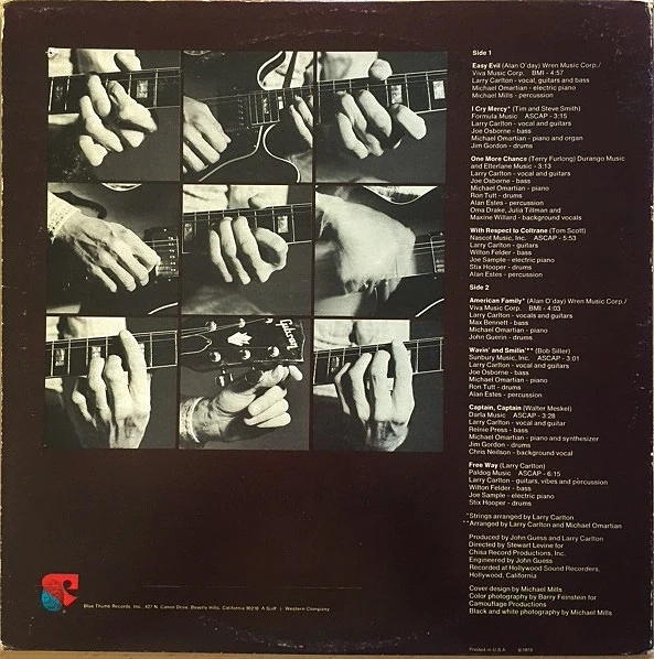 Larry Carlton - Singing / Playing (LP, Album, Ter) (Very Good Plus (VG+)) - Image 3