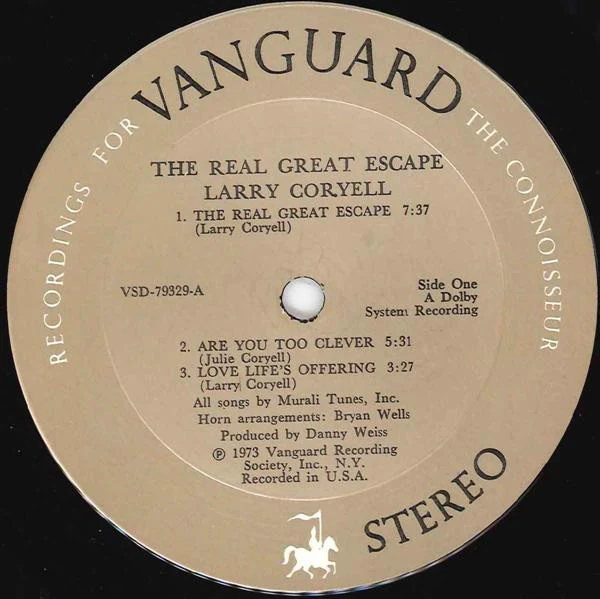 Larry Coryell - The Real Great Escape (LP, Album, Pit) (Mint (M)) SEALED NEW OLD STOCK - Image 3