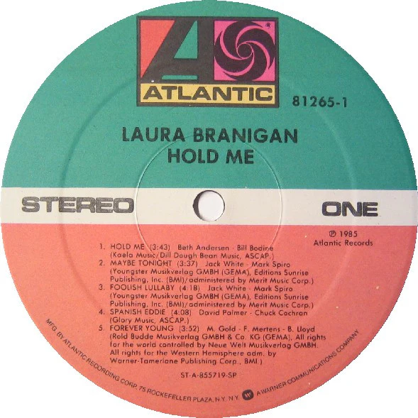 Laura Branigan - Hold Me (LP, Album) (Good Plus (G+)) - Image 3
