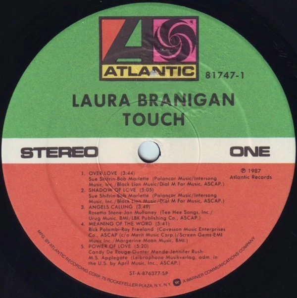 Laura Branigan - Touch (LP, Album) (Good Plus (G+)) - Image 5