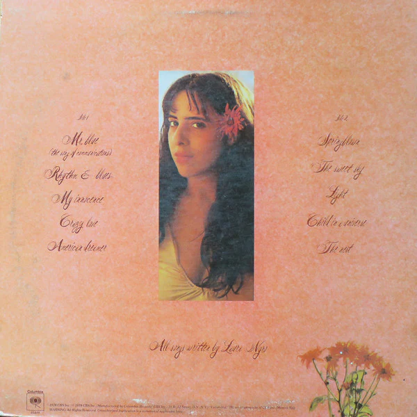 Laura Nyro - Nested (LP, Album) (Very Good (VG)) - Image 2