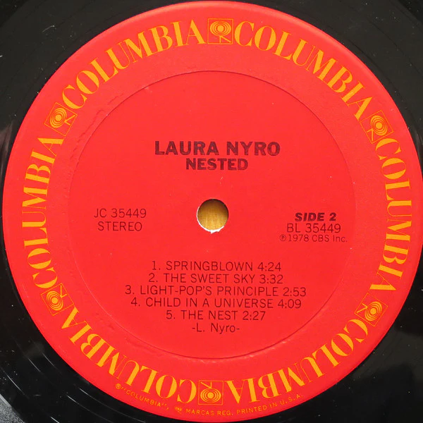 Laura Nyro - Nested (LP, Album) (Very Good (VG)) - Image 4