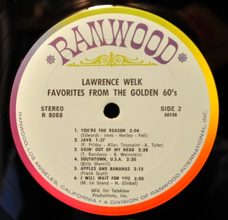 Lawrence Welk - Favorites From The Golden 60's (LP) (Very Good Plus (VG+)) - Image 3