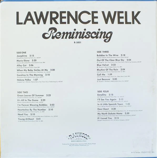 Lawrence Welk - Reminiscing (2xLP) (Very Good Plus (VG+)) - Image 2