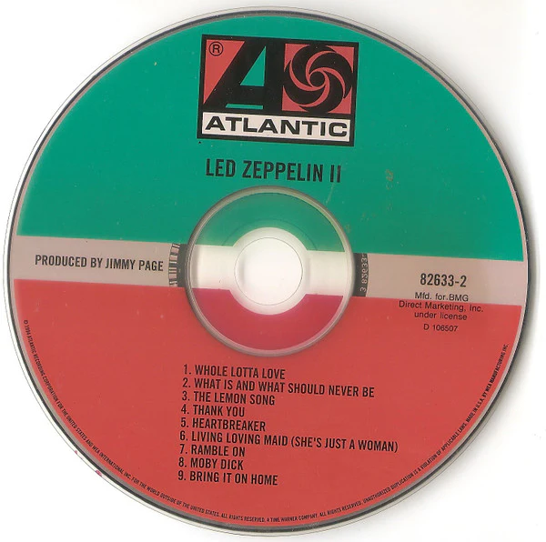 Led Zeppelin - Led Zeppelin II (CD, Album, Club, RE, RM, RP) (Very Good Plus (VG+)) - Image 3