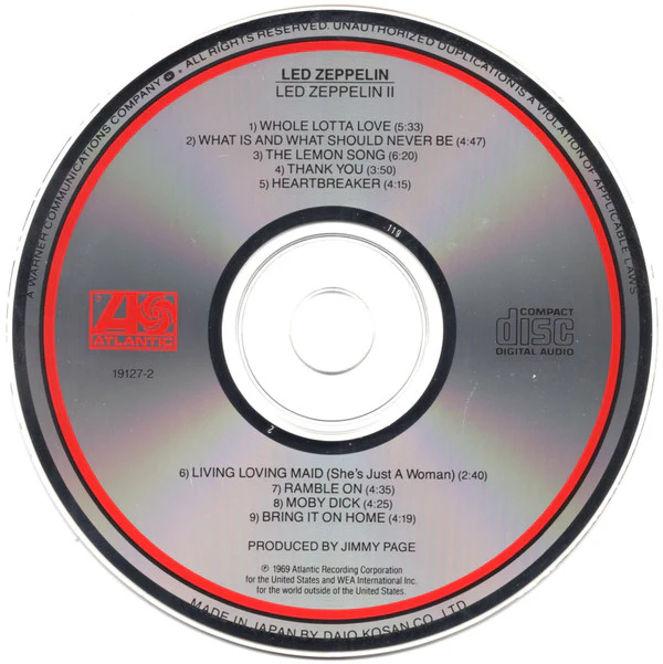 Led Zeppelin - Led Zeppelin II (CD, Album, RE, Dai) (Very Good Plus (VG+)) - Image 3