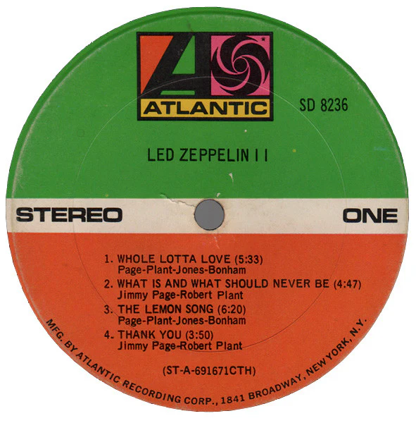 Led Zeppelin - Led Zeppelin II (LP, Album, RE, Ter) (Very Good (VG)) - Image 4