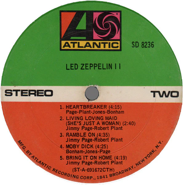 Led Zeppelin - Led Zeppelin II (LP, Album, RE, Ter) (Very Good (VG)) - Image 5
