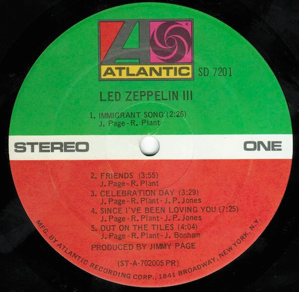 Led Zeppelin - Led Zeppelin III (LP, Album, PR ) (Very Good Plus (VG+)) - Image 4