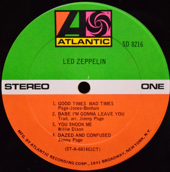 Led Zeppelin - Led Zeppelin (LP, Album, CT ) (Very Good (VG)) - Image 3