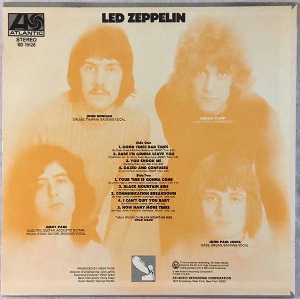 Led Zeppelin - Led Zeppelin (LP, Album, RE, Spe) (Near Mint (NM or M-)) - Image 2