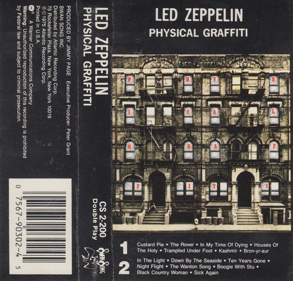 Led Zeppelin - Physical Graffiti (Cass, Album, RE) (Very Good Plus (VG+))